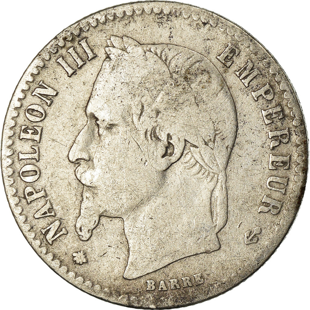 Coin, France, Napoleon III, 50 Centimes, 1866, Paris, VF(20-25), Silver