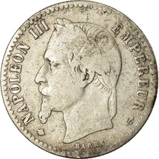 Coin, France, Napoleon III, 50 Centimes, 1866, Paris, VF(20-25), Silver