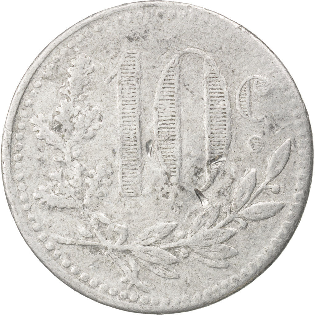 Algeria, 10 Centimes, 1921, VG(8-10), Aluminium, Elie #10.17c, 1.58