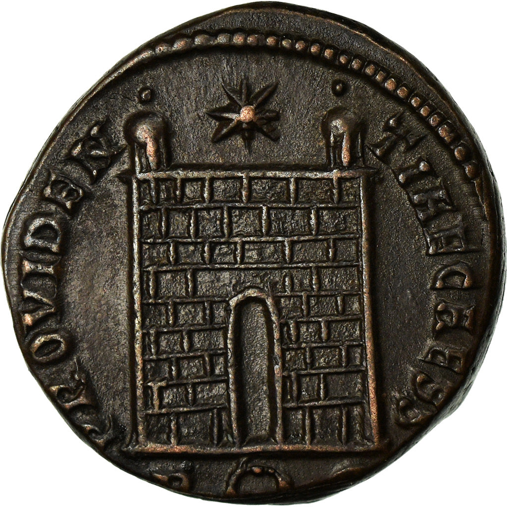 Coin, Crispus, Nummus, 326, Roma, AU(55-58), Copper, RIC:288