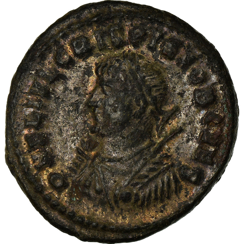 Coin, Crispus, Nummus, 317, Heraclea, AU(55-58), Copper, RIC:18