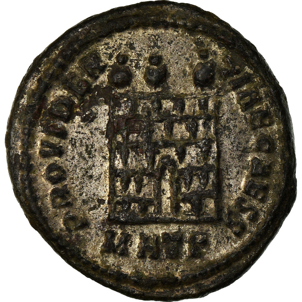 Coin, Crispus, Nummus, 317, Heraclea, AU(55-58), Copper, RIC:18