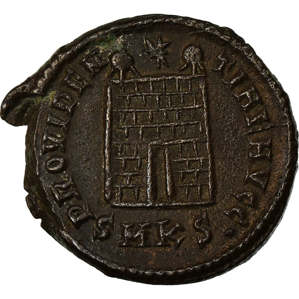 Coin, Constantine I, Nummus, 325-326, Kyzikos, AU(55-58), Copper, RIC:34