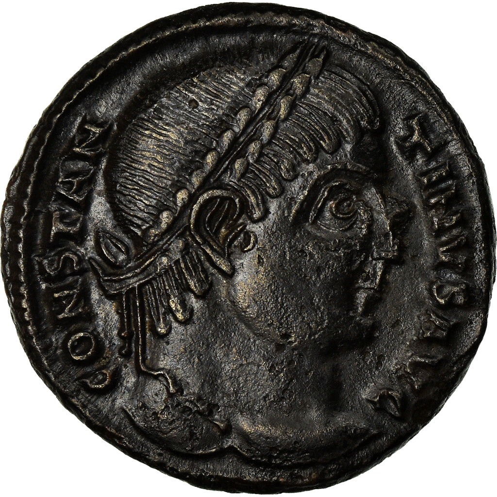 Coin, Constantine I, Nummus, 326-328, Thessalonica, MS(60-62), Copper, RIC:153