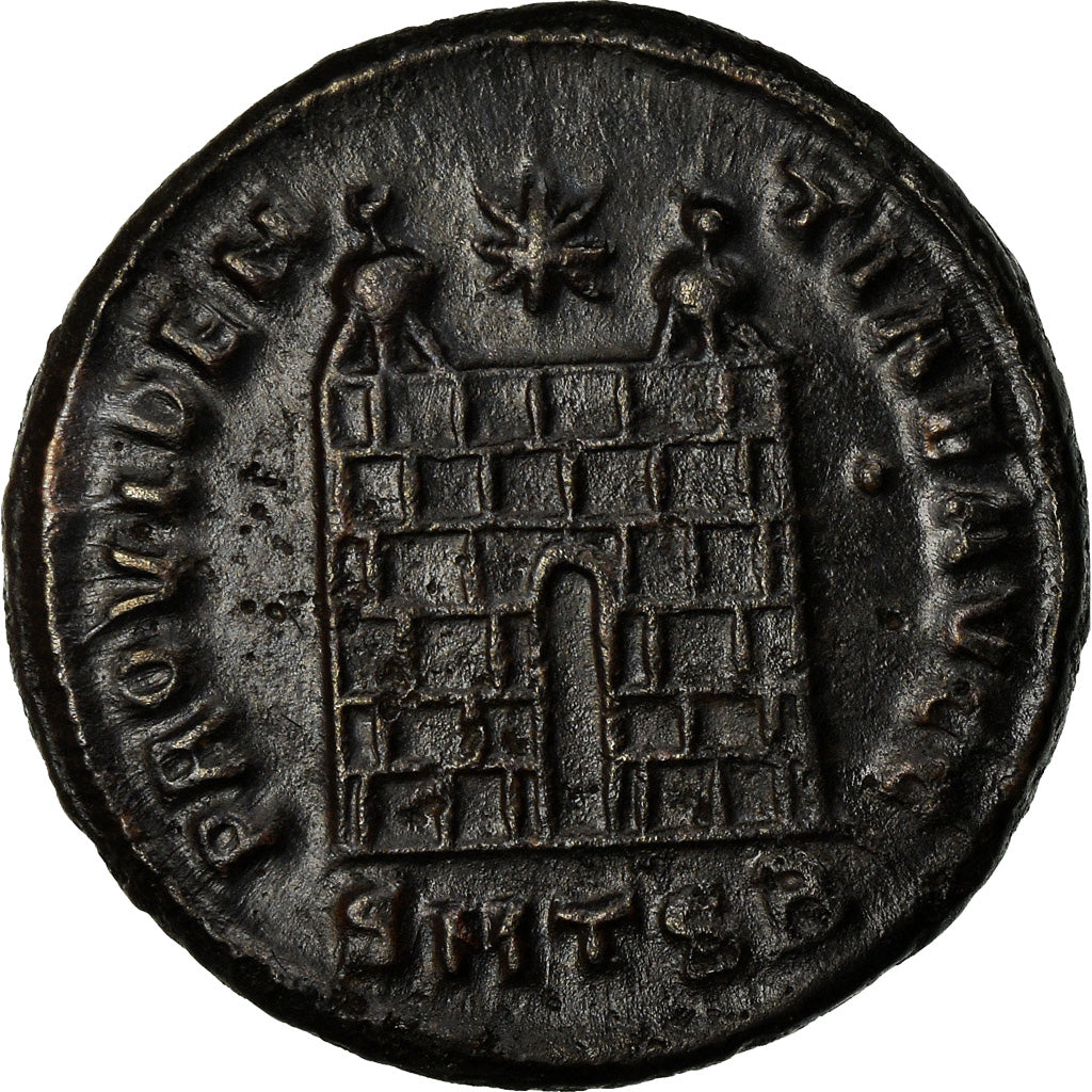 Coin, Constantine I, Nummus, 326-328, Thessalonica, MS(60-62), Copper, RIC:153