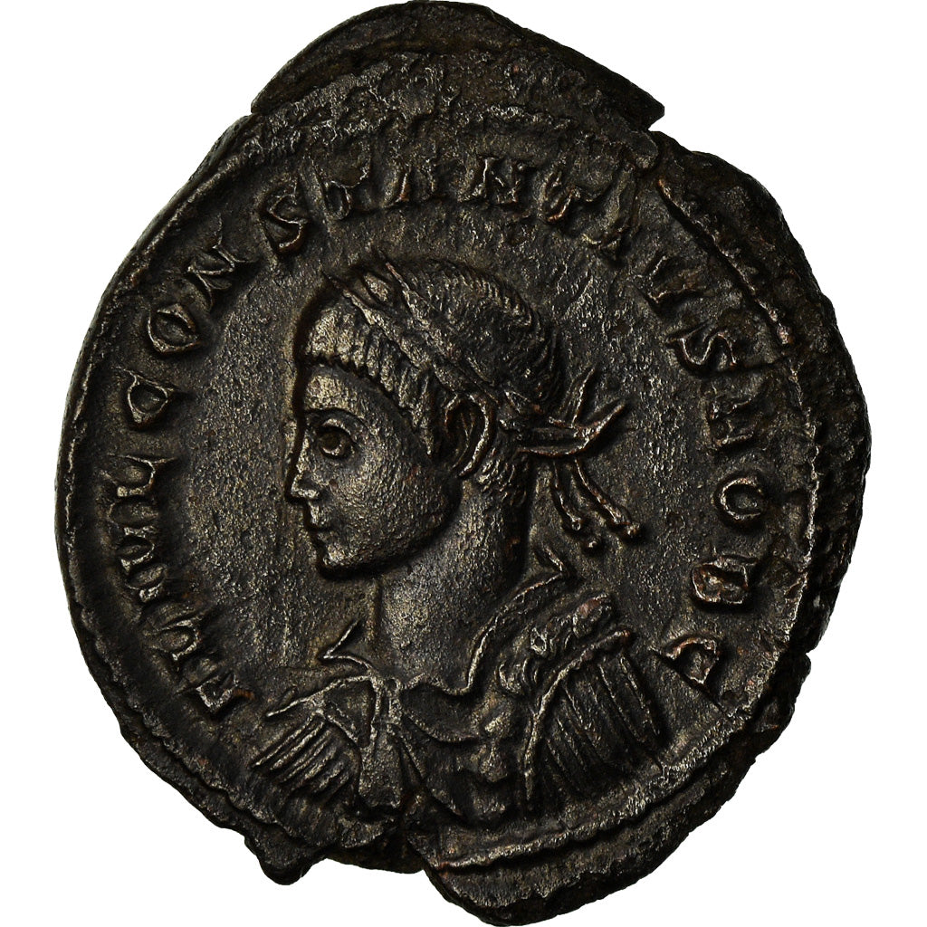 Coin, Constantius II, Nummus, 326, Trier, AU(50-53), Copper, RIC:480