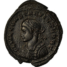 Coin, Constantius II, Nummus, 326, Trier, AU(50-53), Copper, RIC:480