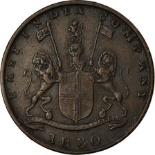 Coin, INDIA-BRITISH, BOMBAY PRESIDENCY, 1/4 Anna, Paisa, 1830, Mumbai