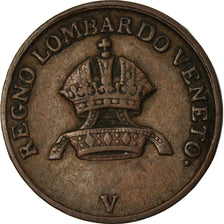 Coin, ITALIAN STATES, LOMBARDY-VENETIA, Centesimo, 1834, Venice, EF(40-45)
