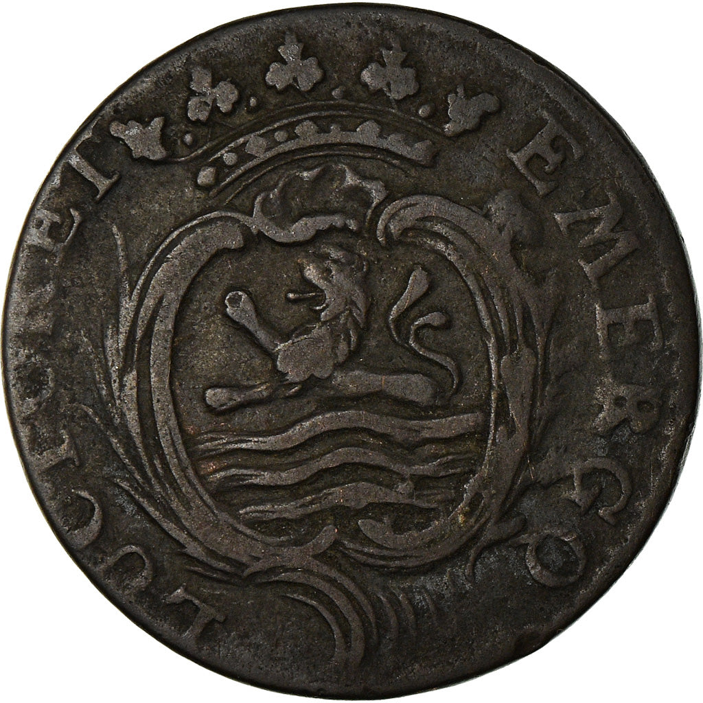 Coin, Netherlands, ZEELAND, Duit, 1787, VF(30-35), Copper, KM:101.1