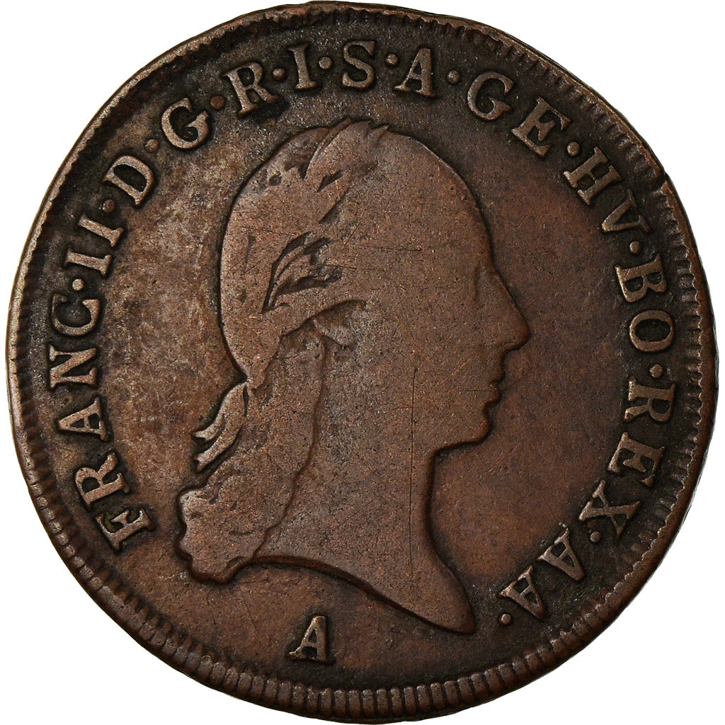 Coin, Austria, Franz II (I), Kreuzer, 1800, Vienna, VF(30-35), Billon, KM:2111