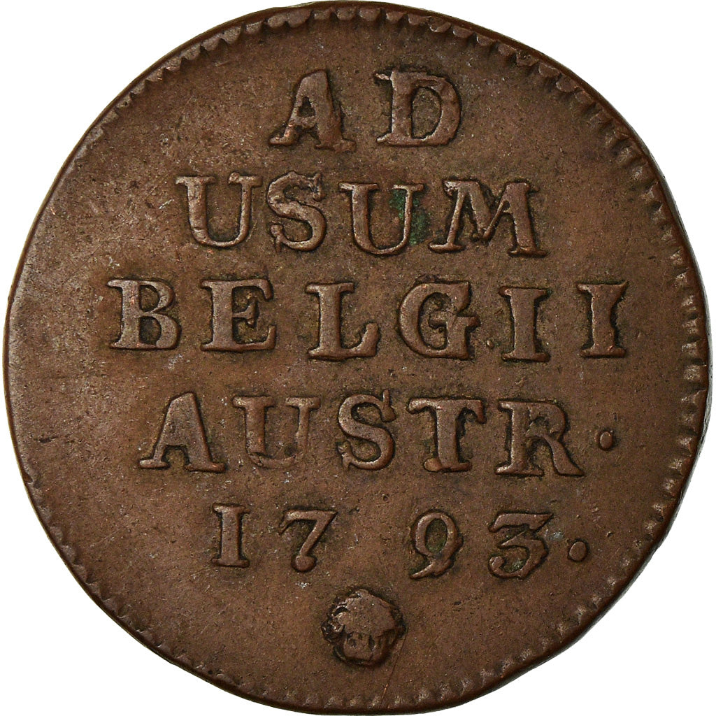 Coin, AUSTRIAN NETHERLANDS, Franz II, Liard, Oord, 1793, Brussels, EF(40-45)