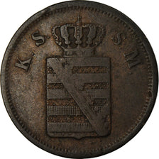 Coin, German States, SAXONY-ALBERTINE, Friedrich August II, 2 Pfennig, 1841