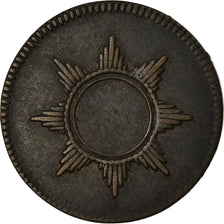 Coin, German States, FRANKFURT AM MAIN, Pfennig, 1819, EF(40-45), Copper, KM:Tn7