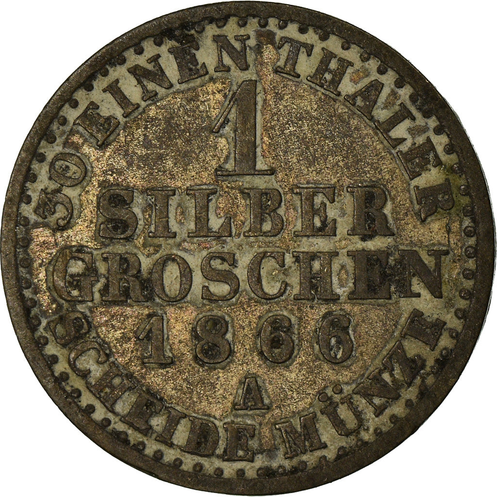 Moneta, Stati tedeschi, PRUSSIA, Wilhelm I, Groschen, 1868, Berlin, MB+