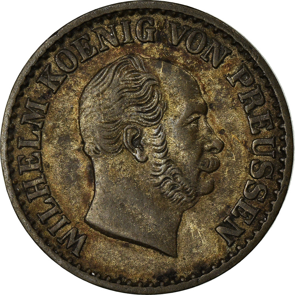 Coin, German States, PRUSSIA, Wilhelm I, Groschen, 1868, EF(40-45), Silver