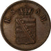 Coin, German States, SAXONY-ALBERTINE, Friedrich August II, Pfennig, 1850