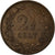 Moneta, Holandia, William III, 2-1/2 Cent, 1880, Utrecht, EF(40-45), Bronze