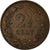 Coin, Netherlands, William III, 2-1/2 Cent, 1880, Utrecht, EF(40-45), Bronze