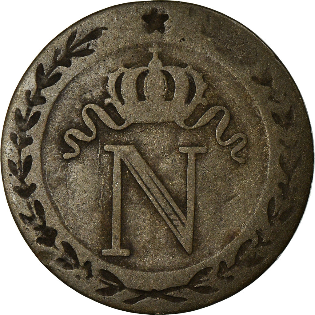 Coin, France, Napoléon I, 10 Centimes, 1810, Rouen, VF(30-35), Billon