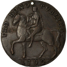 Monnaie, Grande-Bretagne, Warwickshire, Halfpenny Token, 1792, Coventry, TTB