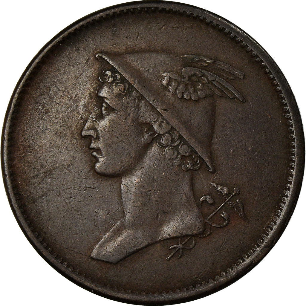 Moeda, Grã-Bretanha, Essex, Mercury, Halfpenny Token, Walthamstow, VF(30-35)