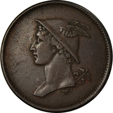 Moeda, Grã-Bretanha, Essex, Mercury, Halfpenny Token, Walthamstow, VF(30-35)