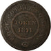 Moneda, Gran Bretaña, Rose Copper Company, Halfpenny Token, 1811, Birmingham
