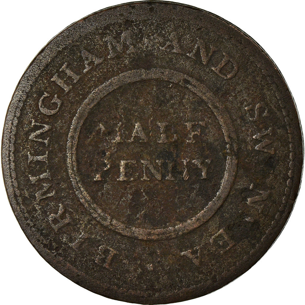 Coin, Great Britain, Rose Copper Company, Halfpenny Token, 1811, Birmingham