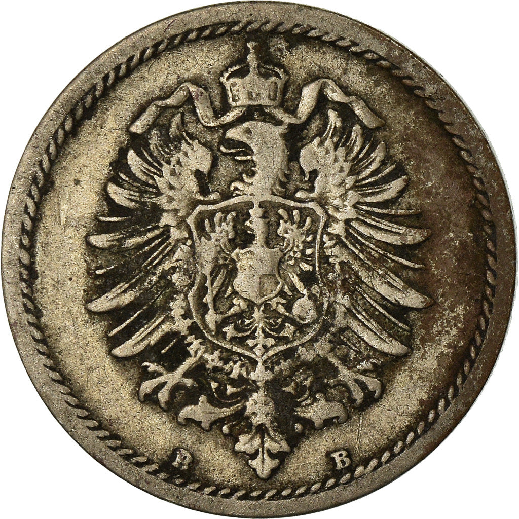 Coin, GERMANY - EMPIRE, Wilhelm I, 5 Pfennig, 1875, Hannover, VF(30-35)