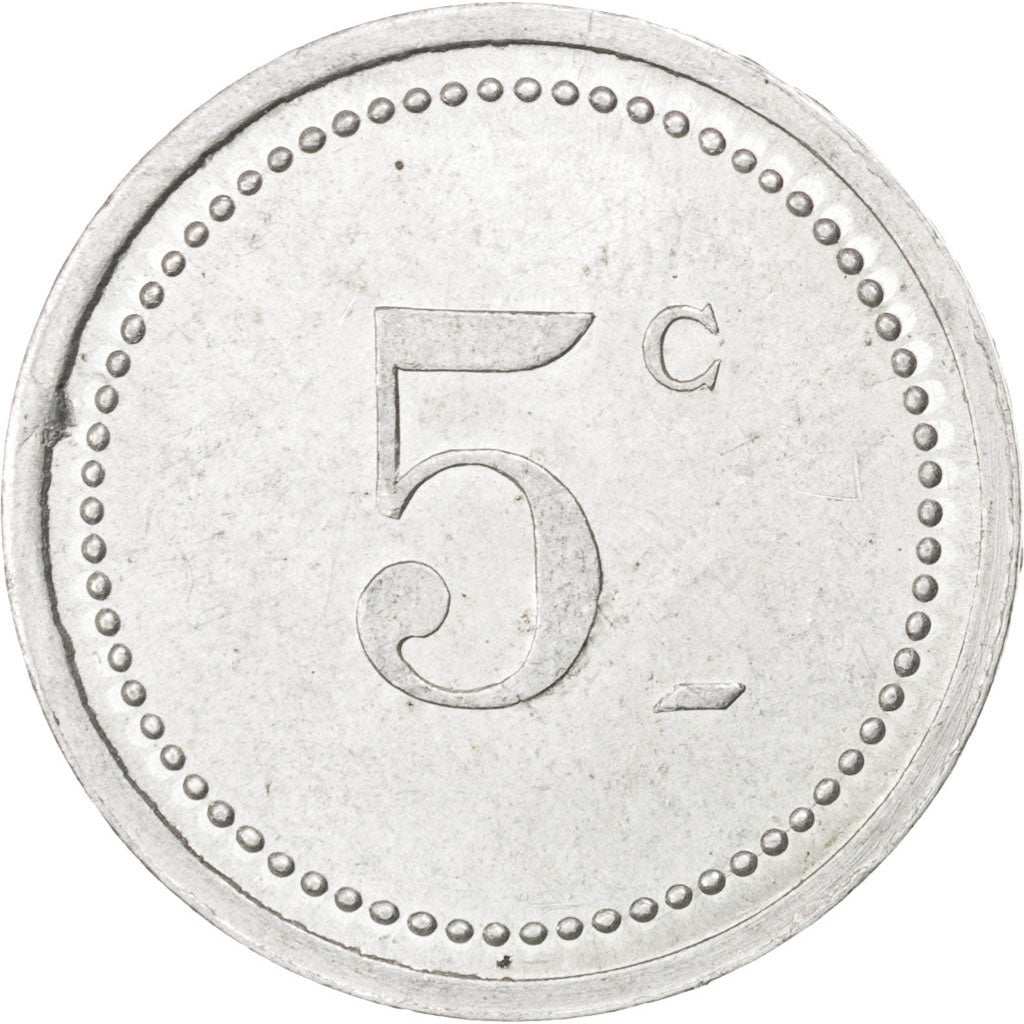 Algeria, 5 Centimes, AU(55-58), Aluminium, Elie #10.3a, 1.44