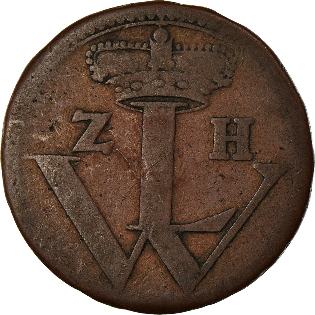 Coin, German States, HESSE-CASSEL, Wilhelm VIII, Heller, 1755, VF(20-25)