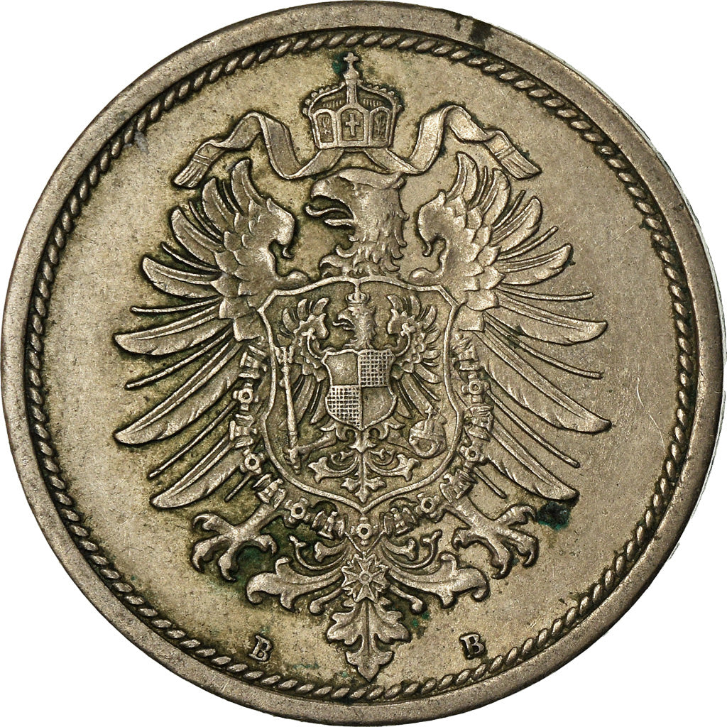 Coin, GERMANY - EMPIRE, Wilhelm I, Pfennig, 1874, Hannover, EF(40-45), Copper