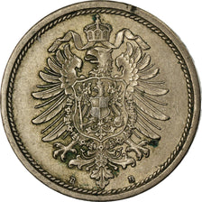 Coin, GERMANY - EMPIRE, Wilhelm I, Pfennig, 1874, Hannover, EF(40-45), Copper