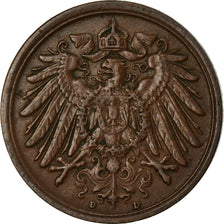 Coin, GERMANY - EMPIRE, Wilhelm II, 2 Pfennig, 1911, Munich, EF(40-45), Copper