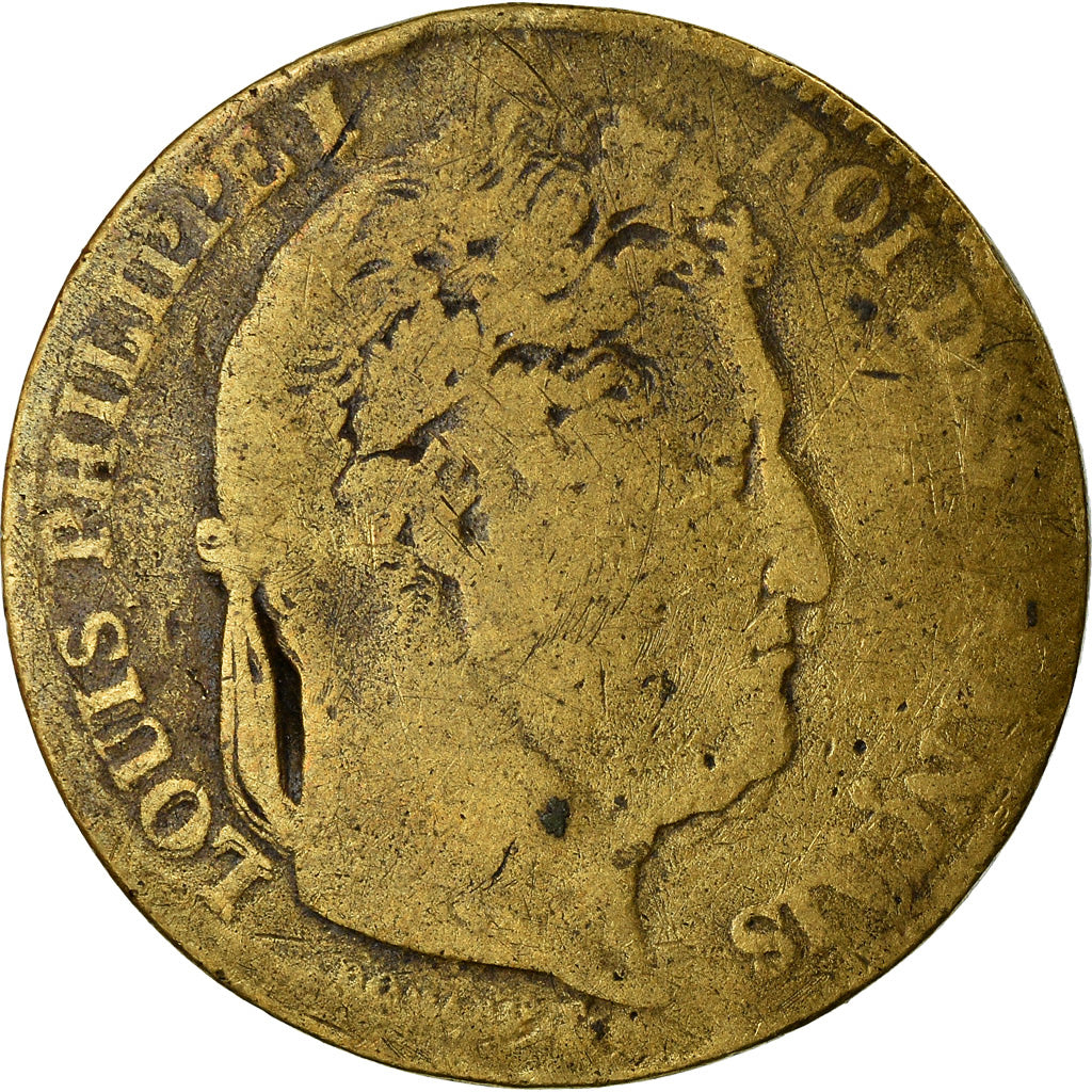 Moeda, França, Louis-Philippe, Franc, 1833, Toulouse, Contemporary forgery