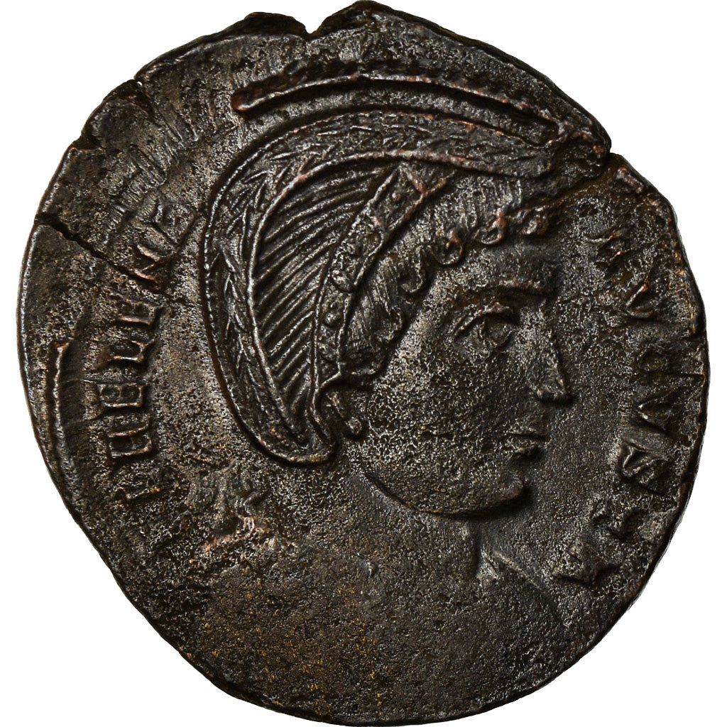 Coin, Helena, Nummus, 327, Trier, EF(40-45), Copper, RIC:508