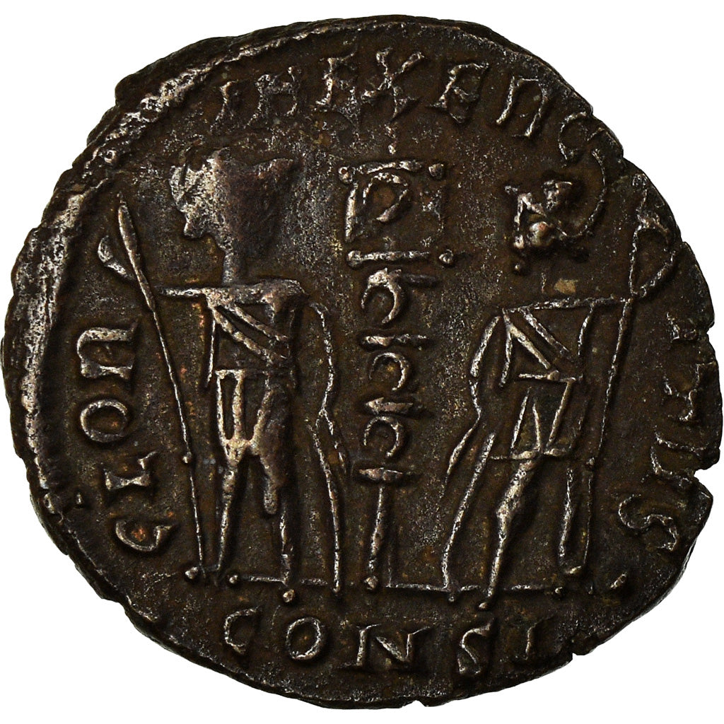 Coin, Constans, Nummus, 337-340, Constantinople, AU(50-53), Copper, RIC:29