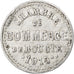 Algeria, 5 Centimes, 1915, MB, Alluminio, Elie:10.1a