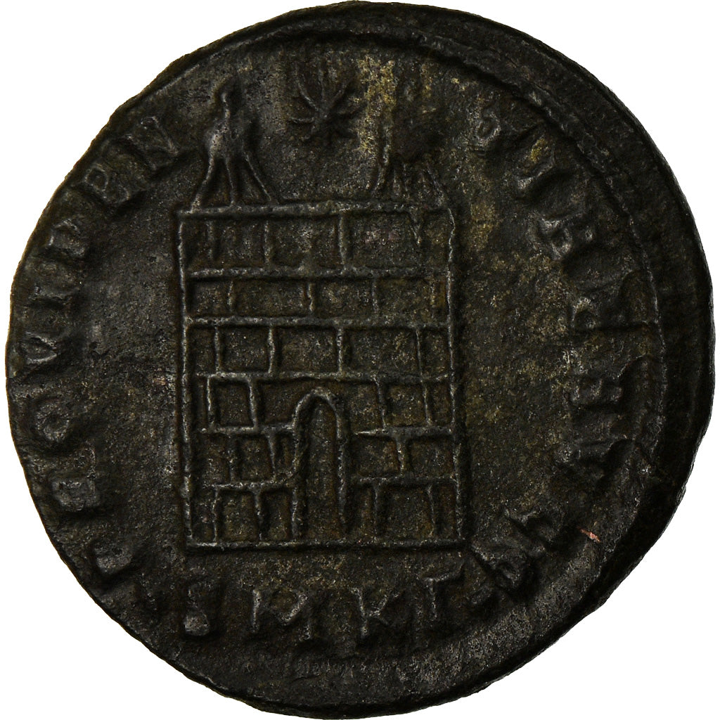 Coin, Constantine I, Nummus, 326-327, Kyzikos, EF(40-45), Copper, RIC:44