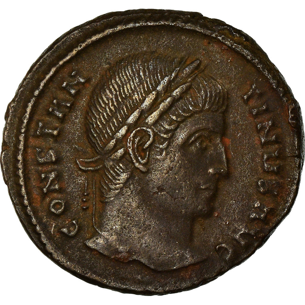 Coin, Constantine I, Nummus, 324-325, Roma, AU(50-53), Copper, RIC:264