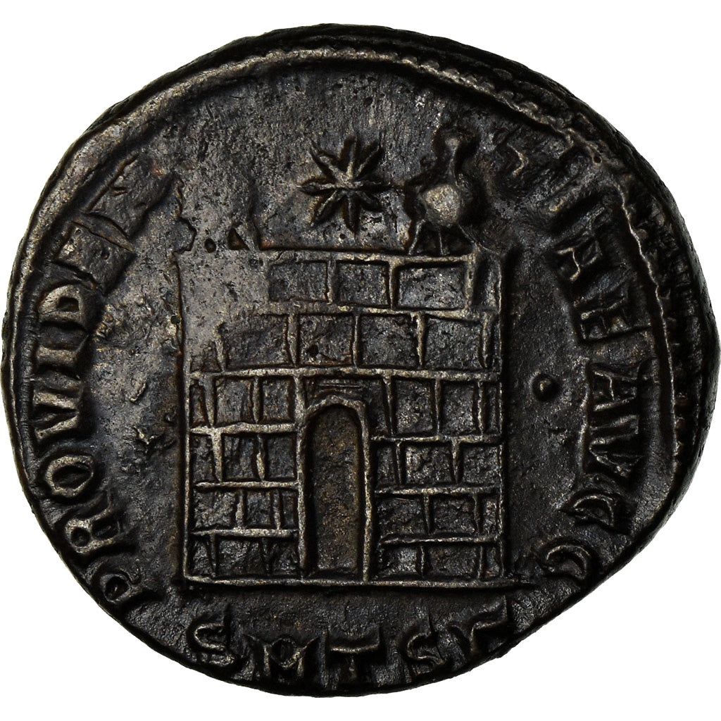 Moneta, Constantine I, Nummus, 328-329, Thessalonica, SPL-, Rame, RIC:153