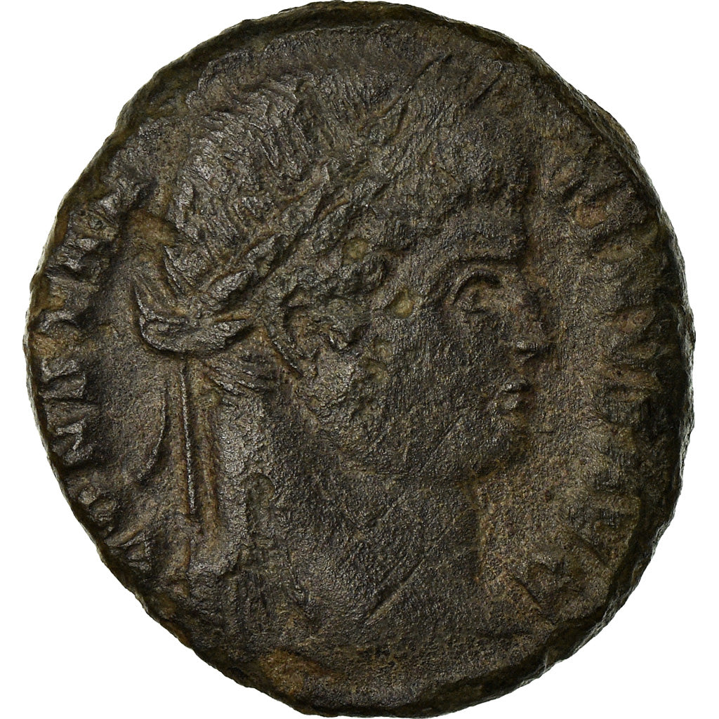 Münze, Constantine I, Nummus, 324-325, Trier, S+, Kupfer, RIC:449