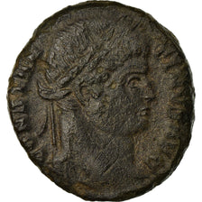 Münze, Constantine I, Nummus, 324-325, Trier, S+, Kupfer, RIC:449