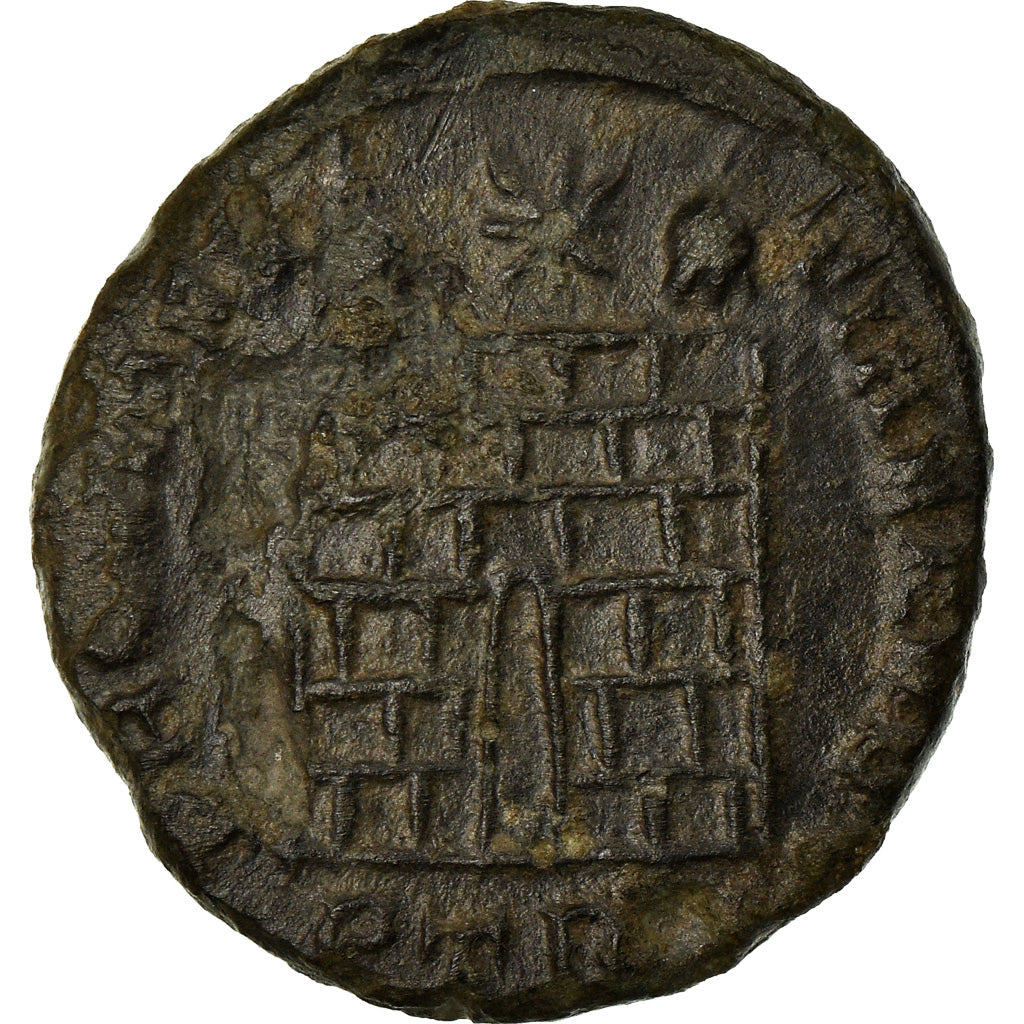Münze, Constantine I, Nummus, 324-325, Trier, S+, Kupfer, RIC:449
