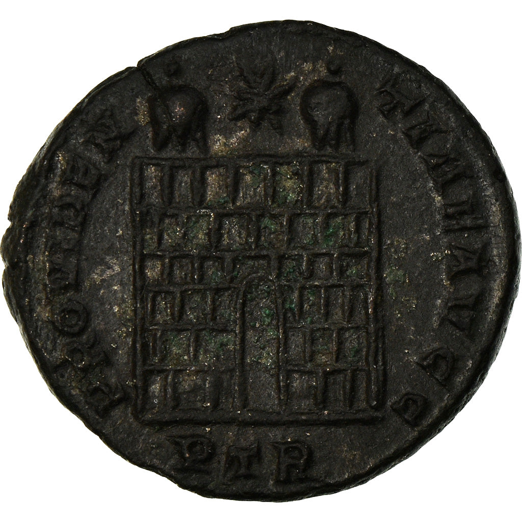 Moneta, Constantine I, Nummus, 324-325, Trier, BB+, Rame, RIC:449