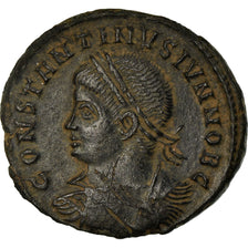 Coin, Constantine II, Nummus, 326, Roma, AU(50-53), Copper, RIC:289