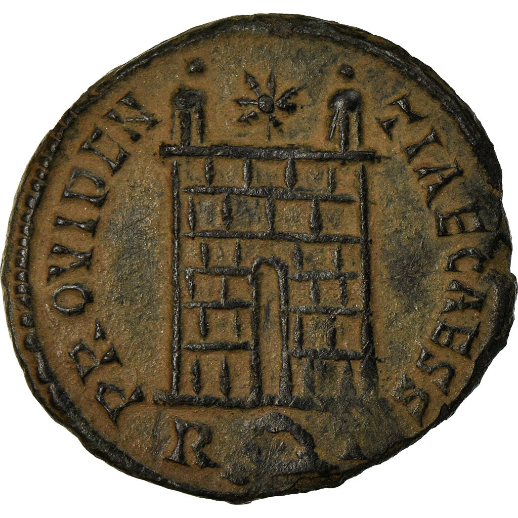 Coin, Constantine II, Nummus, 326, Roma, AU(50-53), Copper, RIC:289