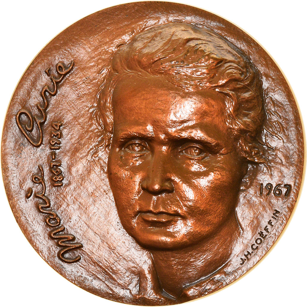 France, Medal, Marie Curie, Polonium-Radium, Sciences & Technologies, 1967