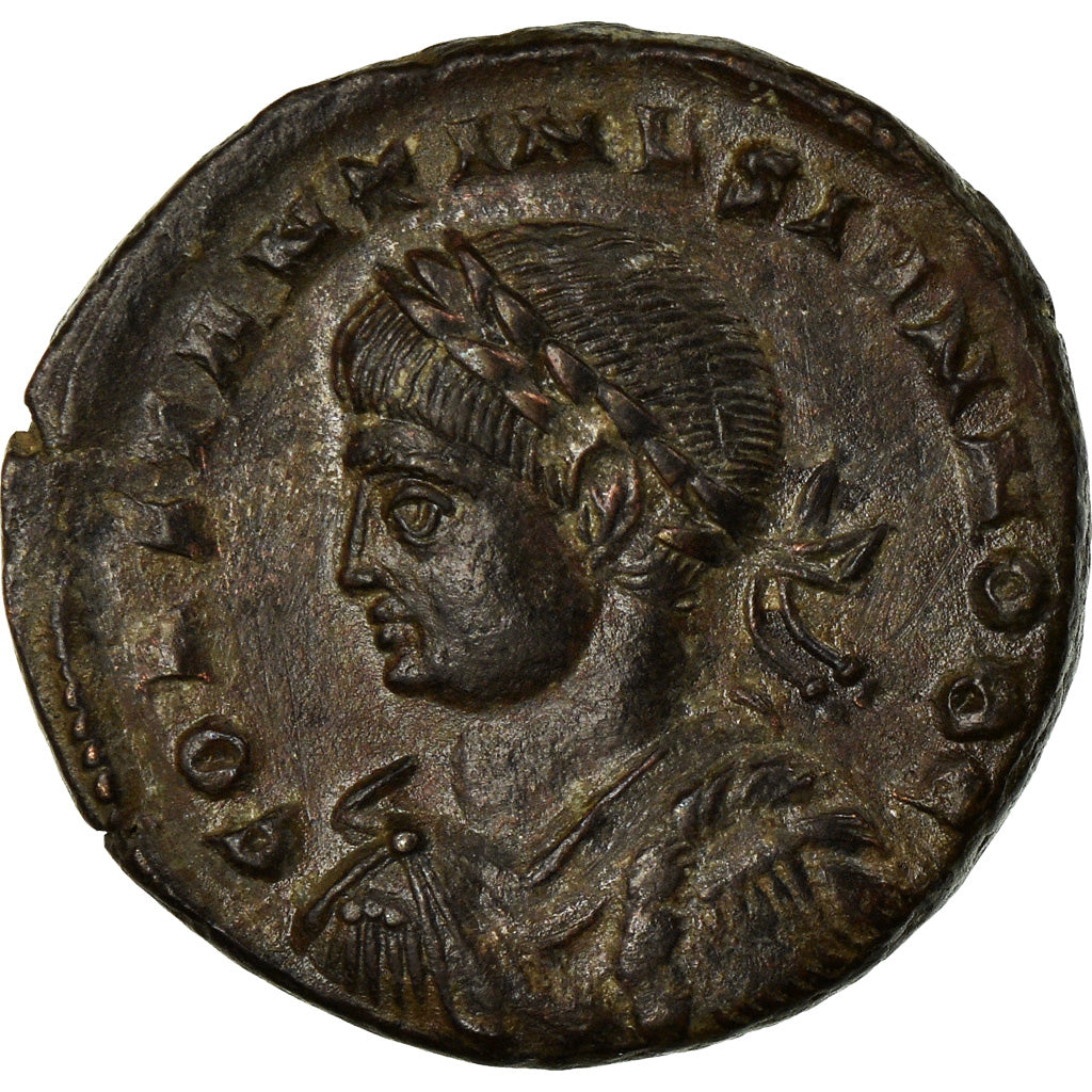Coin, Constantine II, Nummus, 326, Trier, AU(55-58), Copper, RIC:479